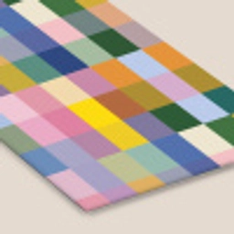 Blokken - Vierkant - Patroon - Gekleurd fotolijst zwart zonder passe partout klein -zsfeer6