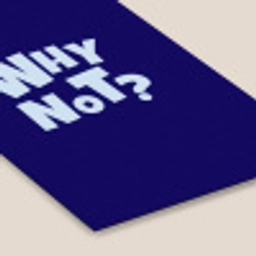 Blauw - Why not - Minimalistisch fotolijst zwart zonder passe partout klein -zsfeer6