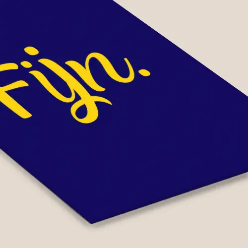 Blauw - Geel - Fijn fotolijst zwart zonder passe partout klein -zsfeer6