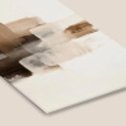 Penseelstreken - Abstract landschap - Rust fotolijst zwart zonder passe partout klein -zsfeer6