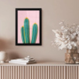 Cactussen - Modern - Pastel fotolijst zwart zonder passe partout klein -sfeer5