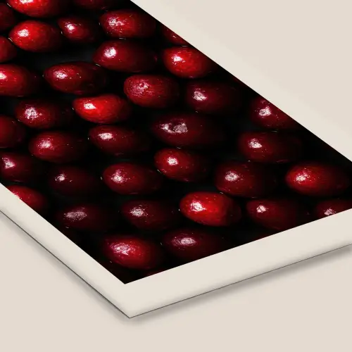 Kersen - Rood fotolijst zwart zonder passe partout klein -zsfeer6