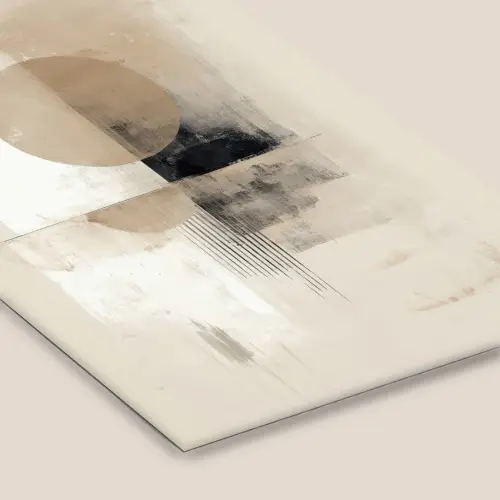 Cirkel - Compositie - Diepte - Beige fotolijst zwart zonder passe partout klein -zsfeer6
