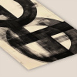 Cirkels - Balken - Zwart - Abstract fotolijst zwart zonder passe partout klein -zsfeer6