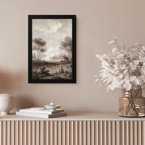 Klassiek - Landschap - Neutraal fotolijst zwart zonder passe partout klein -sfeer5