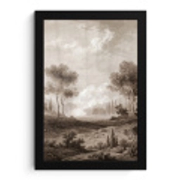 Klassiek - Landschap - Neutraal fotolijst zwart zonder passe partout klein -3d