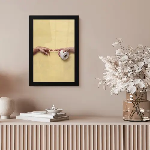 Klassiek - Kunst - Humor fotolijst zwart zonder passe partout klein -sfeer5