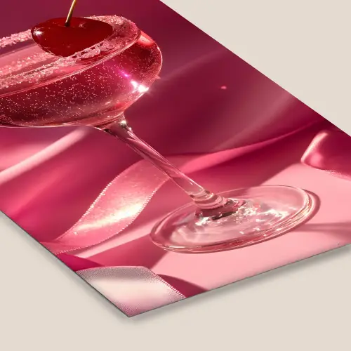 Cocktail - Pink - Luxe fotolijst zwart zonder passe partout klein -zsfeer6