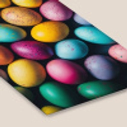 Kleurrijk - Paaseitjes - Spetters fotolijst zwart zonder passe partout klein -zsfeer6
