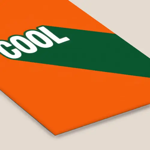 Cool - Oranje - Groen fotolijst zwart zonder passe partout klein -zsfeer6