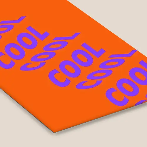 Cool - Paars - Oranje fotolijst zwart zonder passe partout klein -zsfeer6