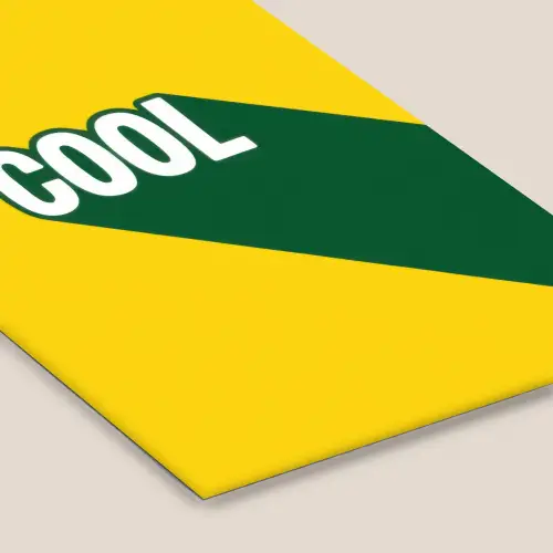 Cool - Geel - Groen fotolijst zwart zonder passe partout klein -zsfeer6