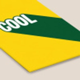 Cool - Geel - Groen fotolijst zwart zonder passe partout klein -zsfeer6