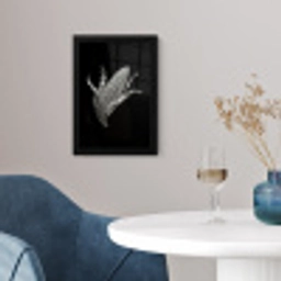 Maïskolf - Glanzend metaal - Elegant fotolijst zwart zonder passe partout klein -sfeer4