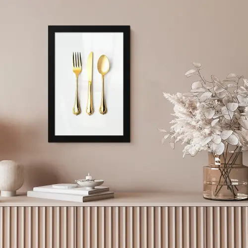 Bestek - Goud fotolijst zwart zonder passe partout klein -sfeer5