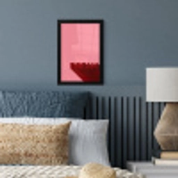 Dream - 3D - Rood - Roze fotolijst zwart zonder passe partout klein -sfeer3
