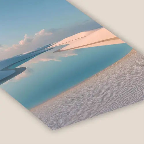 Duinen - Waterplas - Oneindige rust fotolijst zwart zonder passe partout klein -zsfeer6