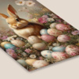 Paashaas - Lente - Paaseieren fotolijst zwart zonder passe partout klein -zsfeer6