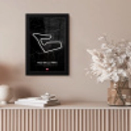 F1 - Racebaan - Red Bull Ring - Oostenrijk - Circuit - Zwart fotolijst zwart zonder passe partout klein -sfeer5