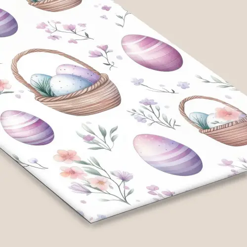 Bloemen - Paaseieren - Patroon fotolijst zwart zonder passe partout klein -zsfeer6