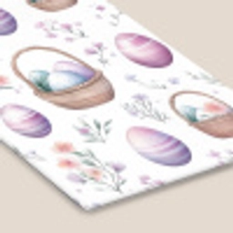 Bloemen - Paaseieren - Patroon fotolijst zwart zonder passe partout klein -zsfeer6