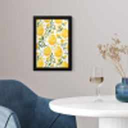 Bloemen - Paaseieren - Geel fotolijst zwart zonder passe partout klein -sfeer4