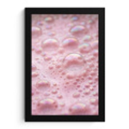 Schuim - Structuur - Roze fotolijst zwart zonder passe partout klein -3d