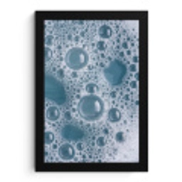 Schuim - Water - Textuur fotolijst zwart zonder passe partout klein -3d
