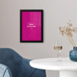 Focus - Smiley - Roze fotolijst zwart zonder passe partout klein -sfeer4