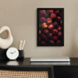 Fruit - Close up - Nectarines fotolijst zwart zonder passe partout klein -sfeer1
