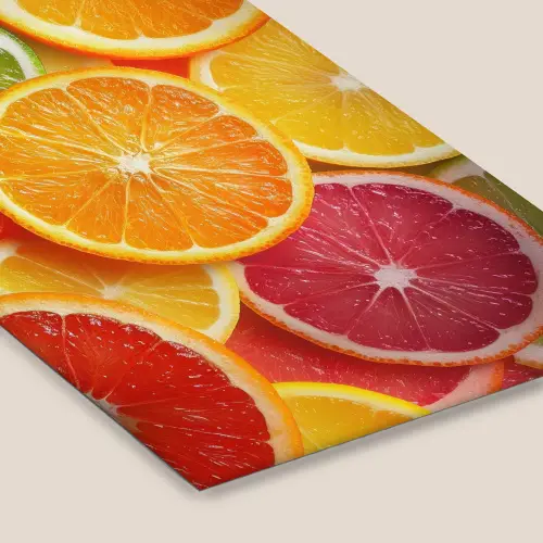 Fruit - Kleurrijk - Close up fotolijst zwart zonder passe partout klein -zsfeer6