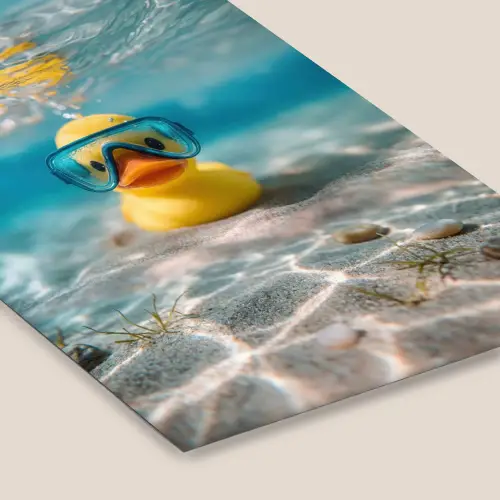 Duikbril - Eend - Water fotolijst zwart zonder passe partout klein -zsfeer6