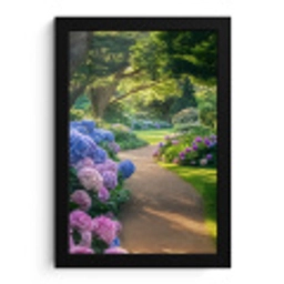 Hortensia- Park - Pad fotolijst zwart zonder passe partout klein -3d