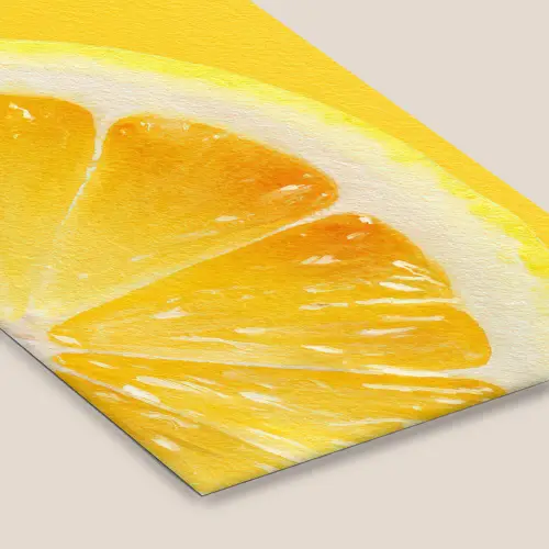 Citroen - Geel - Zonnig fotolijst zwart zonder passe partout klein -zsfeer6