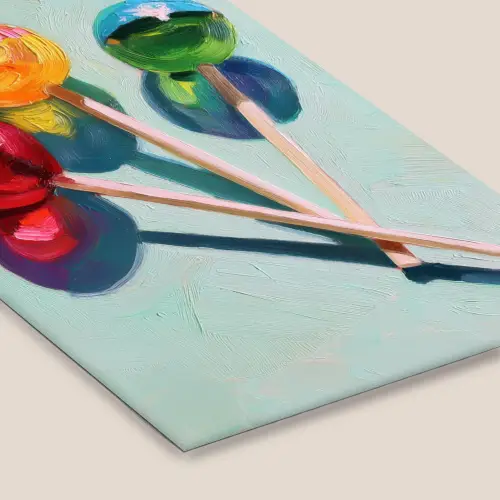 Lollys - Schaduw - Drie - Blauw fotolijst zwart zonder passe partout klein -zsfeer6
