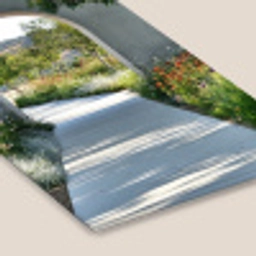 Doorkijk - Pad - Beton - Landschap fotolijst zwart zonder passe partout klein -zsfeer6