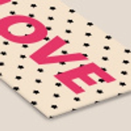 Love - Stippen - Roze fotolijst zwart zonder passe partout klein -zsfeer6