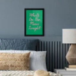 Menu - Quote - Roze fotolijst zwart zonder passe partout klein -sfeer3