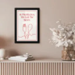 Minimalistisch - Vork - Lepel - Lijntekening fotolijst zwart zonder passe partout klein -sfeer5