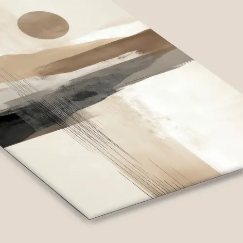 Minimalistisch - Landschap - Dimensie fotolijst zwart zonder passe partout klein -zsfeer6