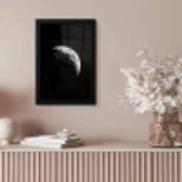 Maan - Hemel - Zwart - Schaduw fotolijst zwart zonder passe partout klein -sfeer5