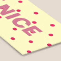 Nice - Stippen - Roze - Geel fotolijst zwart zonder passe partout klein -zsfeer6
