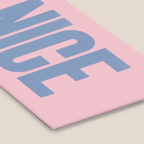 Nice - Paars - Roze fotolijst zwart zonder passe partout klein -zsfeer6