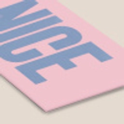 Nice - Paars - Roze fotolijst zwart zonder passe partout klein -zsfeer6