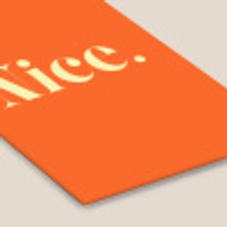 Oranje - Gebroken wit - Nice fotolijst zwart zonder passe partout klein -zsfeer6