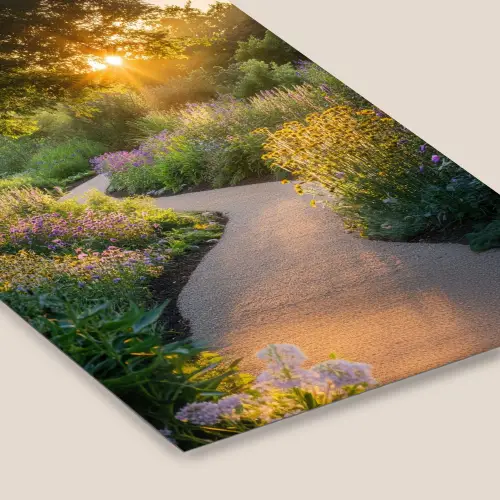 Pad - Bloemen - Park fotolijst zwart zonder passe partout klein -zsfeer6