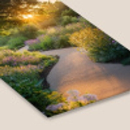 Pad - Bloemen - Park fotolijst zwart zonder passe partout klein -zsfeer6