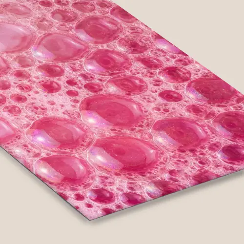 Roze - Schuim - Bubbels fotolijst zwart zonder passe partout klein -zsfeer6