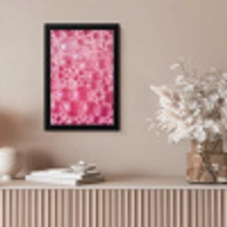 Roze - Schuim - Bubbels fotolijst zwart zonder passe partout klein -sfeer5
