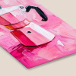 Roze - Verf - Coffee fotolijst zwart zonder passe partout klein -zsfeer6